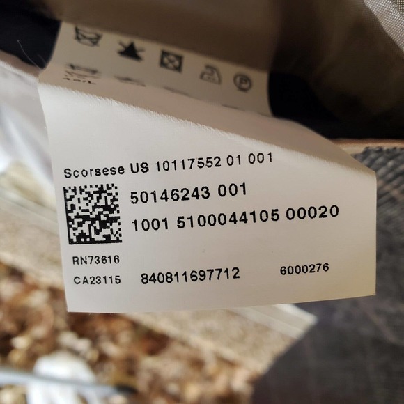 Hugo Boss Stretch Charcoal Plaid Sport Coat Mens Size 44L Wool Blend 3 Button - Picture 10 of 13